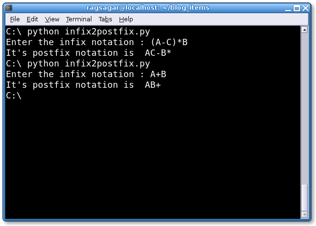 Program For Conversion Of Infix To Postfix Expression In C